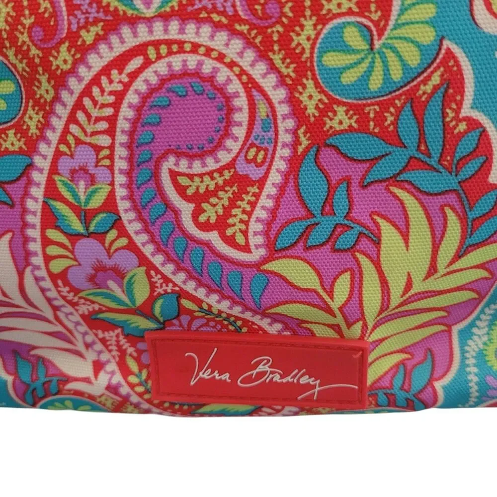 Vera‎ Bradley Lighten Up Slim Crossbody Purse Bag Paisley in Paradise Colorul